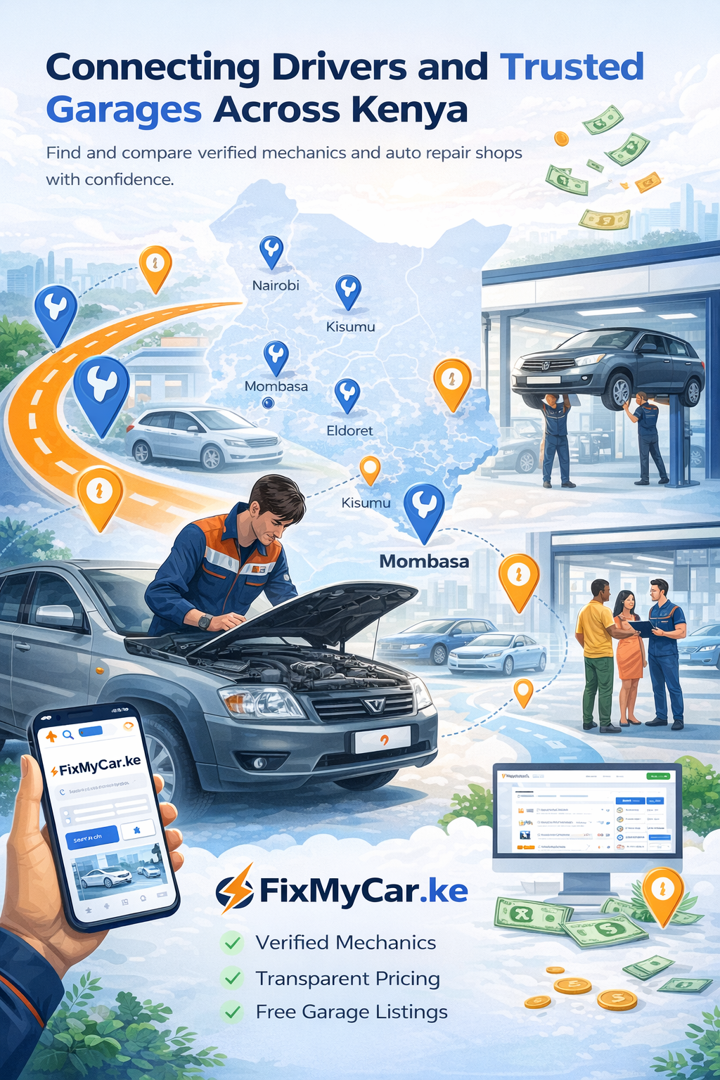 FixMyCar.ke – The Future of Car Repair and Auto Services in Kenya